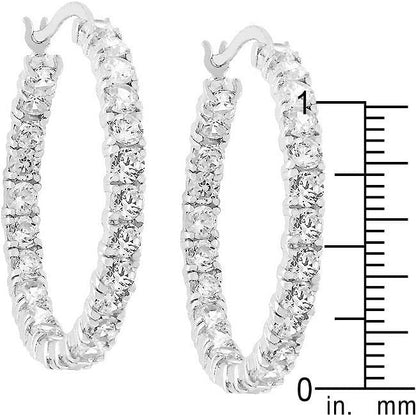 Eternity Hoop Earrings