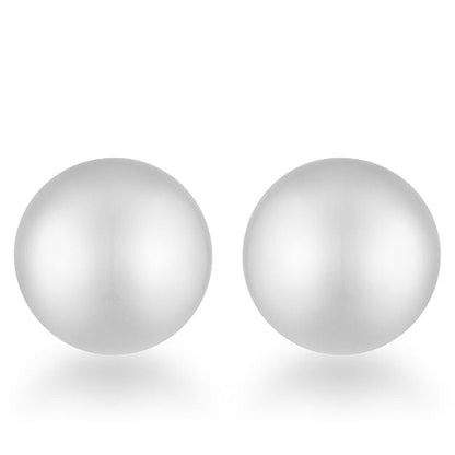 Julie Rhodium Sphere Stud Earrings-2