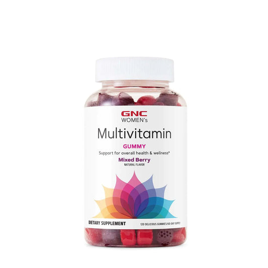 GNC Womens Multivitamin Gummy Supplement | Daily Vitamin | Mixed Berry Flavor | 120 Gummies