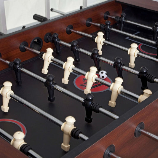 Game Time 55-inch Foosball Table with 4 Soccer Balls-0