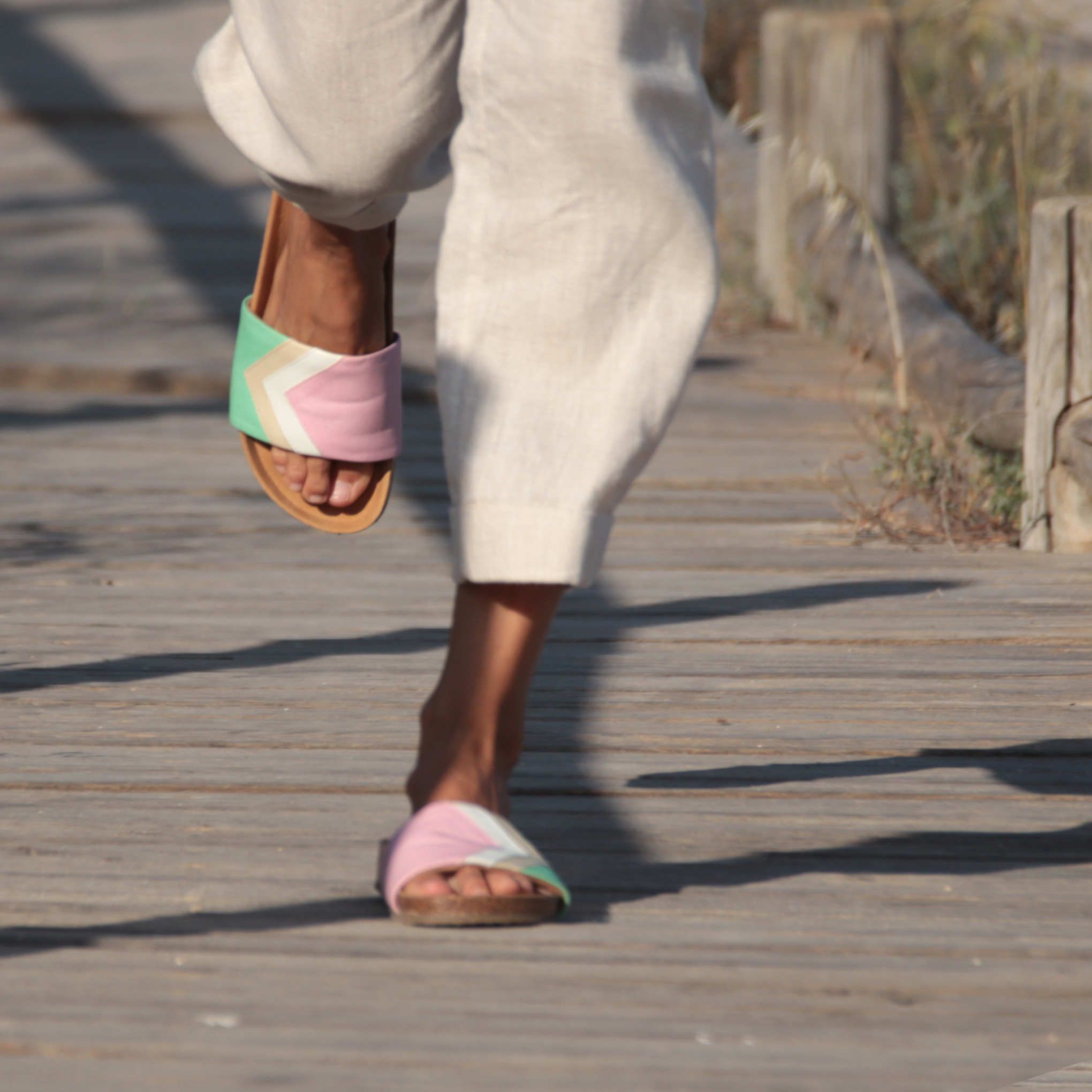 Strawberry Vegan Sandals With Ergonomic Footbed For Women