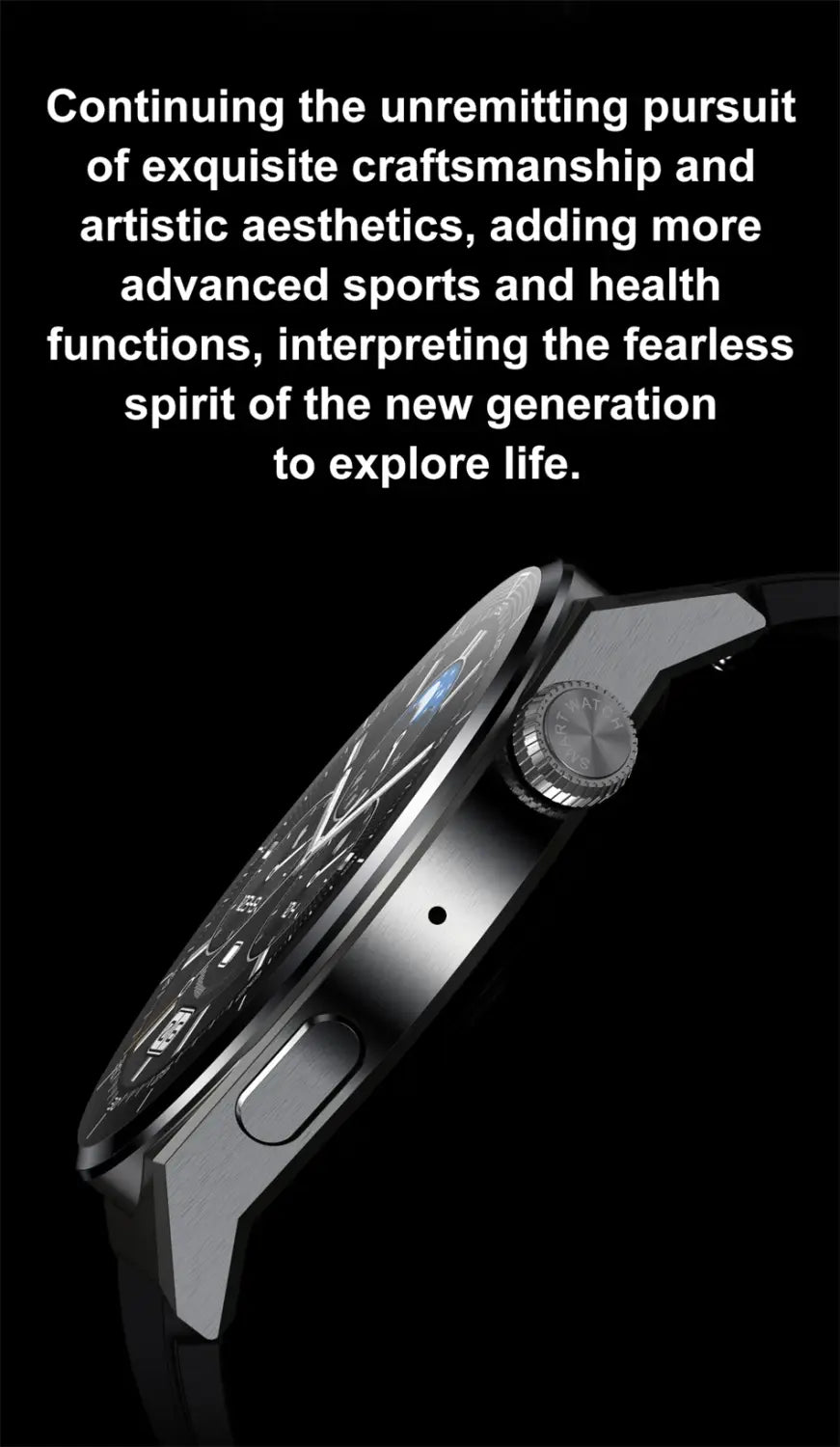 For Huawei Xiaomi NFC Smart Watch Men GT3 Pro AMOLED 390*390 HD Screen Heart Rate Bluetooth Call IP68 Waterproof SmartWatch 2023 5