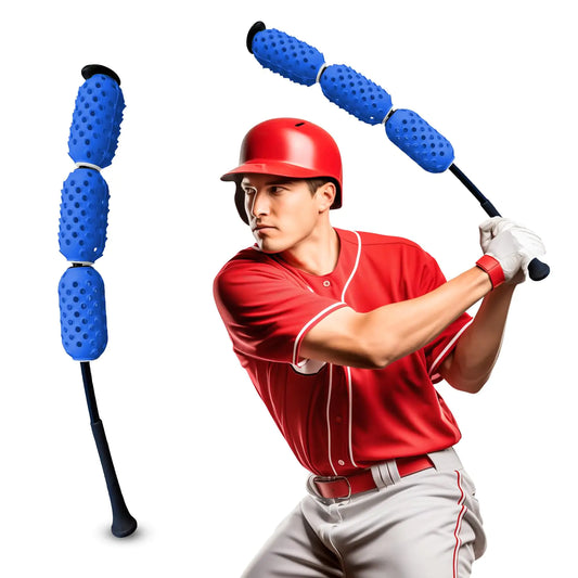 Aero Swing Baseball Swing Trainer Bat Swing Air Resistance Baseball Training Equipment Training Aid for Speed Accuracy Baseball Bat Weight All Blue - Pro