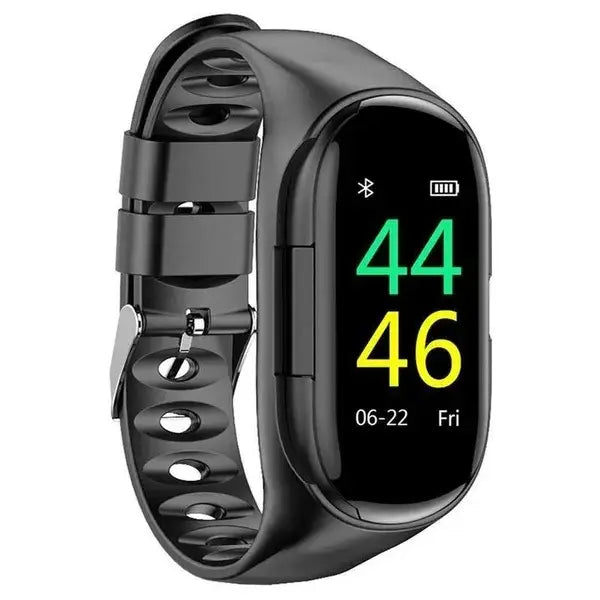 M1 Smartwatch 2in1 Bt Earphone Hate Rate Blood Pressure Monitor