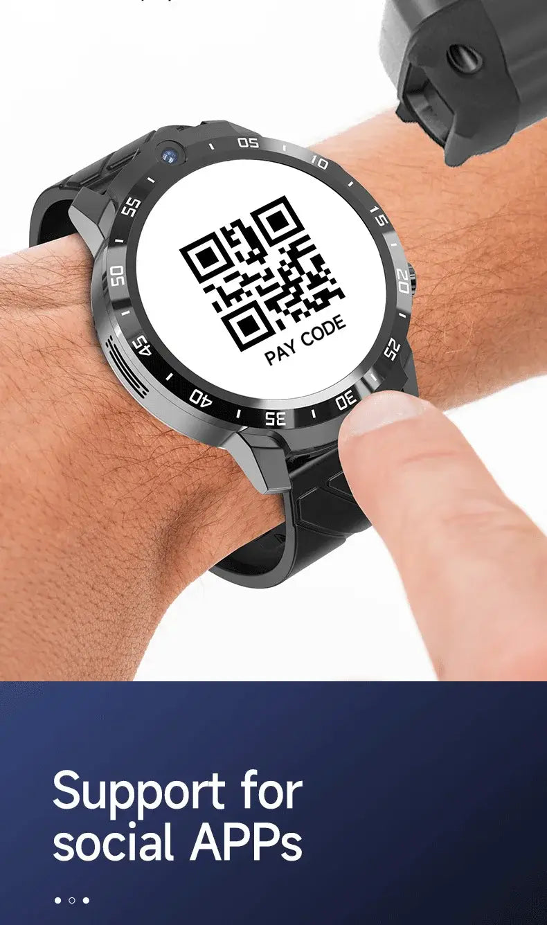 Flagship Model MT27 Smartwatch 4G + 128G Music with Bluetooth Camera support Scanning code
