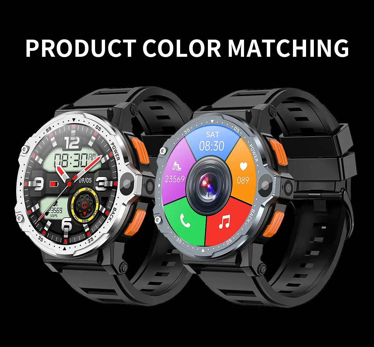 4G Android Smartwatch with Sim Card Slot GPS HD Camera 64GB ROM