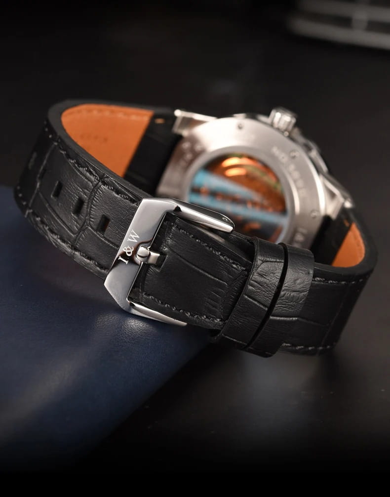 2021 New Switzerland I&W Mechanical Watch For Men Brand Luxury Automatic Wrist Watch 50M Waterproof NH36A Reloj Hombre