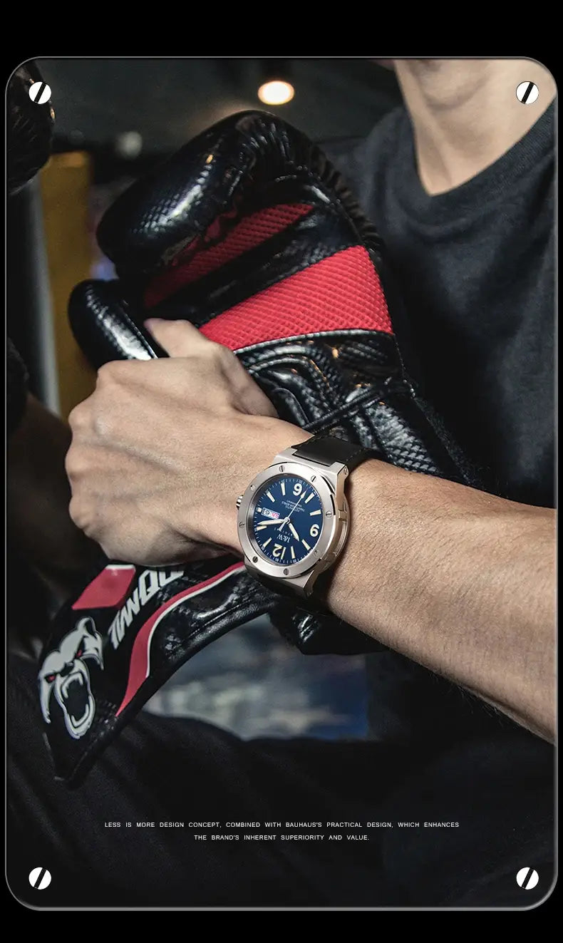 2021 New Switzerland I&W Mechanical Watch For Men Brand Luxury Automatic Wrist Watch 50M Waterproof NH36A Reloj Hombre