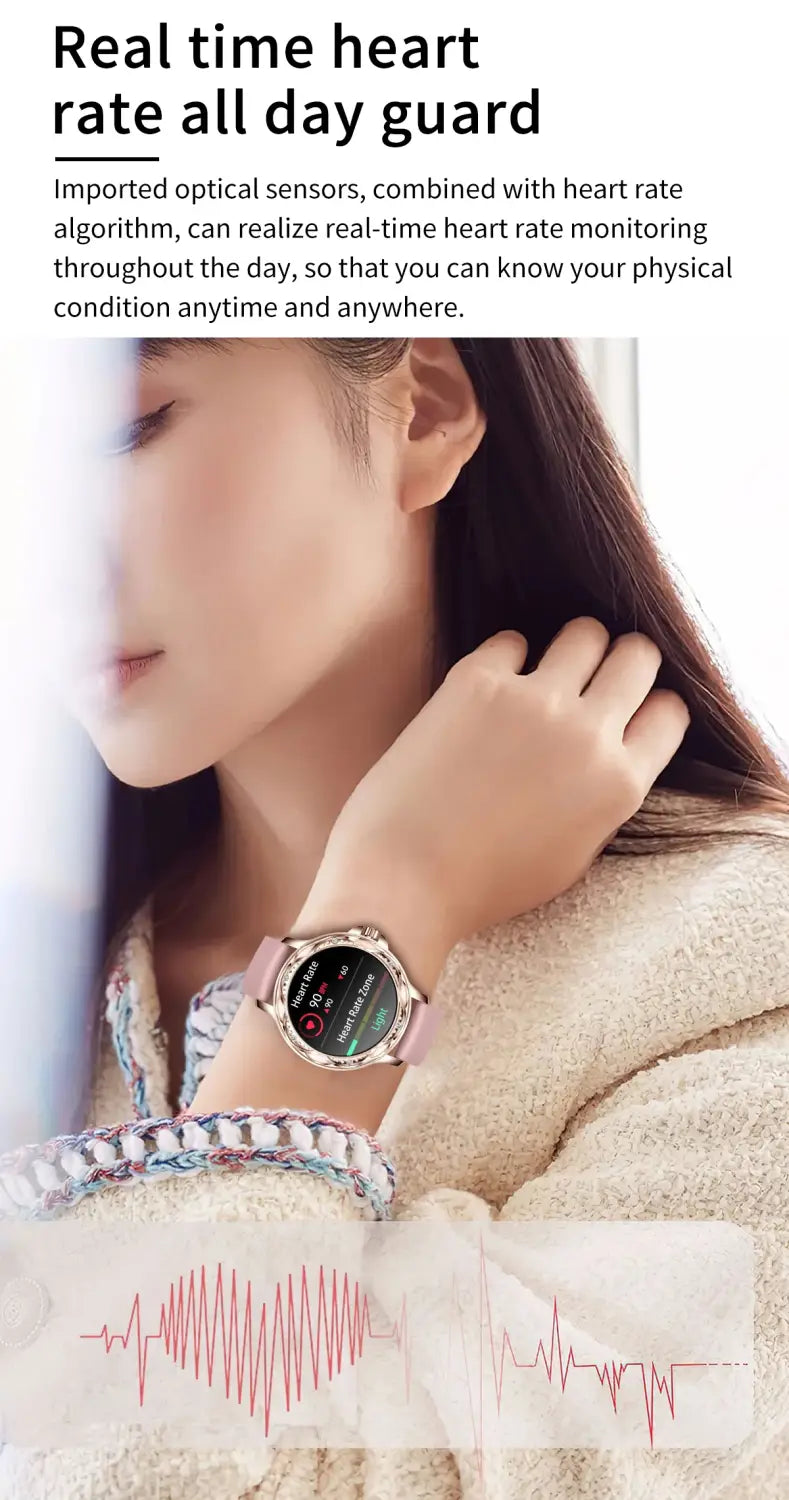 Diamond Smartwatch High Quality With Bracelet Set