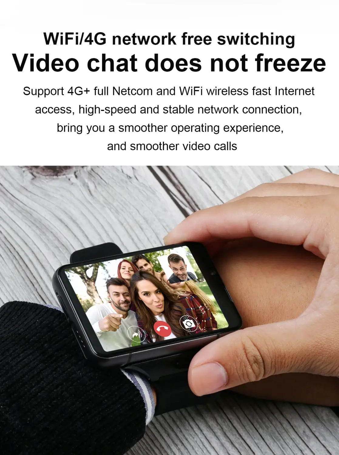 Touch Screen 4G Android Smartwatch