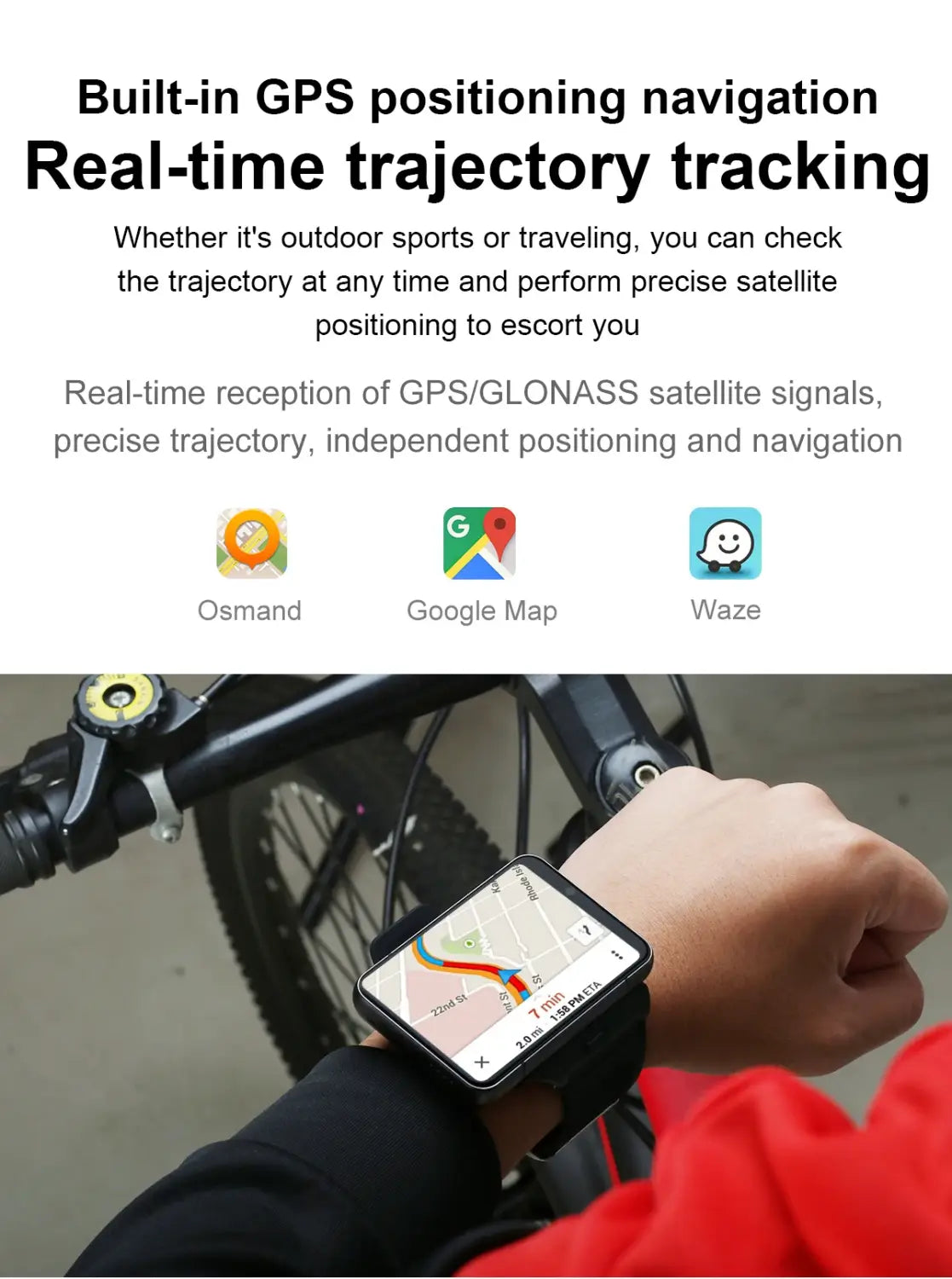 Touch Screen 4G Android Smartwatch