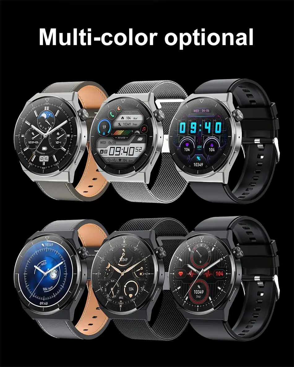 For Huawei Xiaomi NFC Smart Watch Men GT3 Pro AMOLED 390*390 HD Screen Heart Rate Bluetooth Call IP68 Waterproof SmartWatch 2023 27
