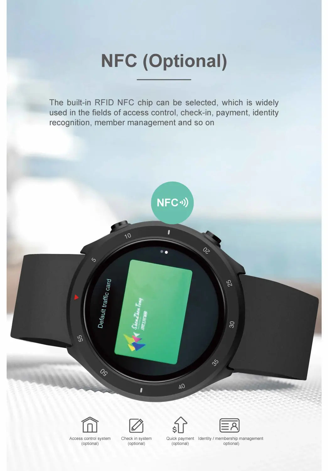 Smartwatch XW100 Measuring Blood Pressure Body Temperature Heart Rate Monitoring
