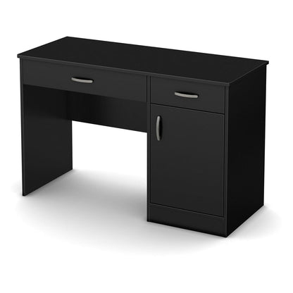 Home Office Work Desk in Black Finish-0