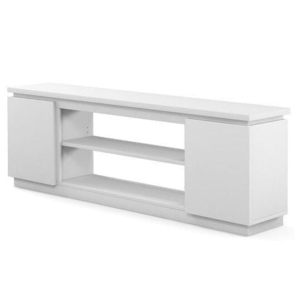 TV Cabinet with 3 Adjustable Shelves and Anti-Tipping Kits for TVs up to 80 Inch-Black-7