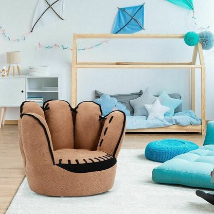 Household Five Fingers Baseball Glove Shaped Kids Leisure Upholstered Sofa-5