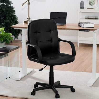 Ergonomic Office Chair with 360-degree Wheels-2