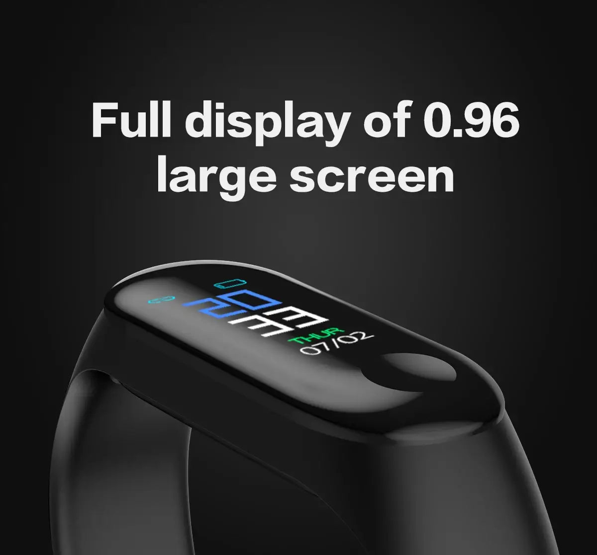 M3 Smartwatch With Headphone Rate Blood Pressure Monitor