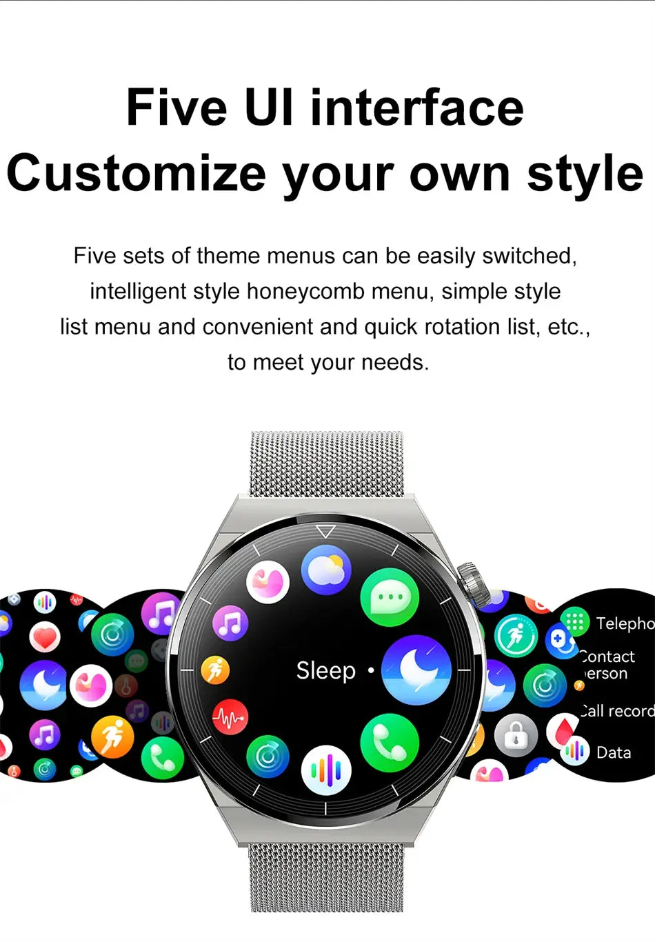 For Huawei Xiaomi NFC Smart Watch Men GT3 Pro AMOLED 390*390 HD Screen Heart Rate Bluetooth Call IP68 Waterproof SmartWatch 2023 22