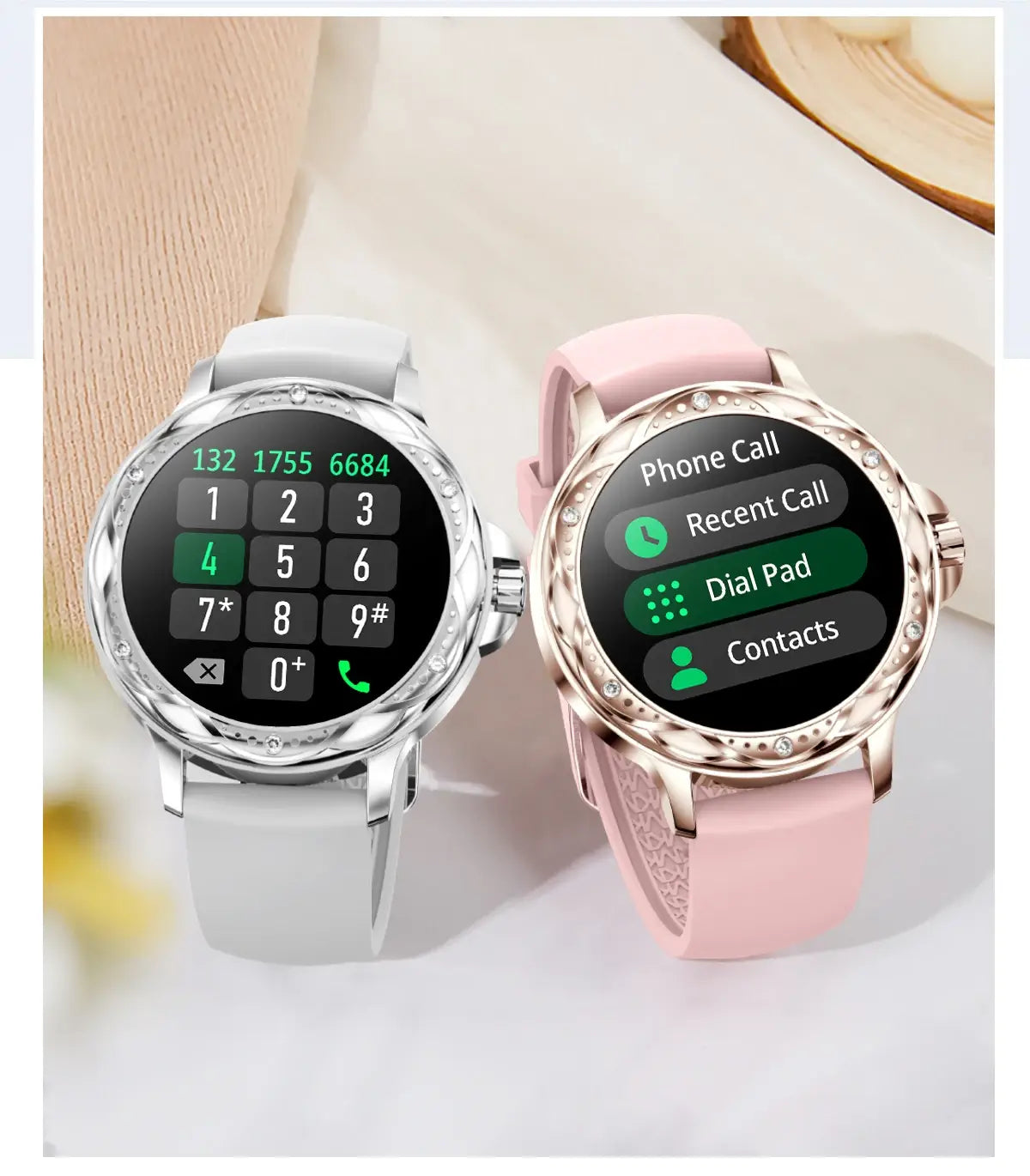 Diamond Smartwatch High Quality With Bracelet Set