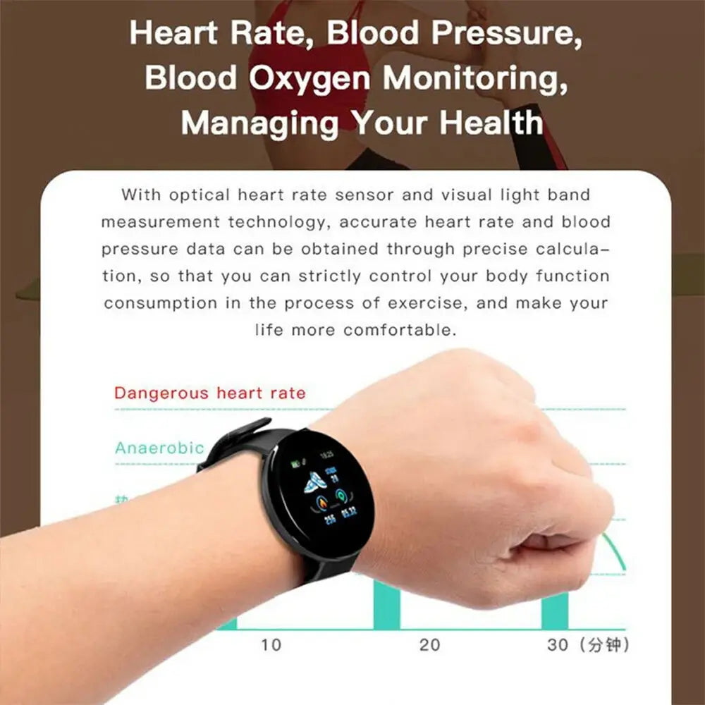 Smartwatch with Hd Lcd Screen D18 Android
