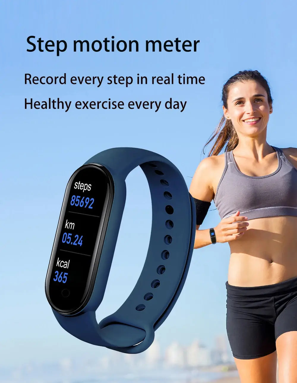 Smartwatch Bracelet Fitness Wristband Wearable Devices