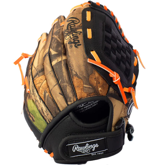 Rawlings Playmaker Camo Kids Baseball Glove for Kids 5-8 - TBall Glove – 10.5" - Right Hand Throw - Glove Fits on Left Hand - Make Selection Carefully
