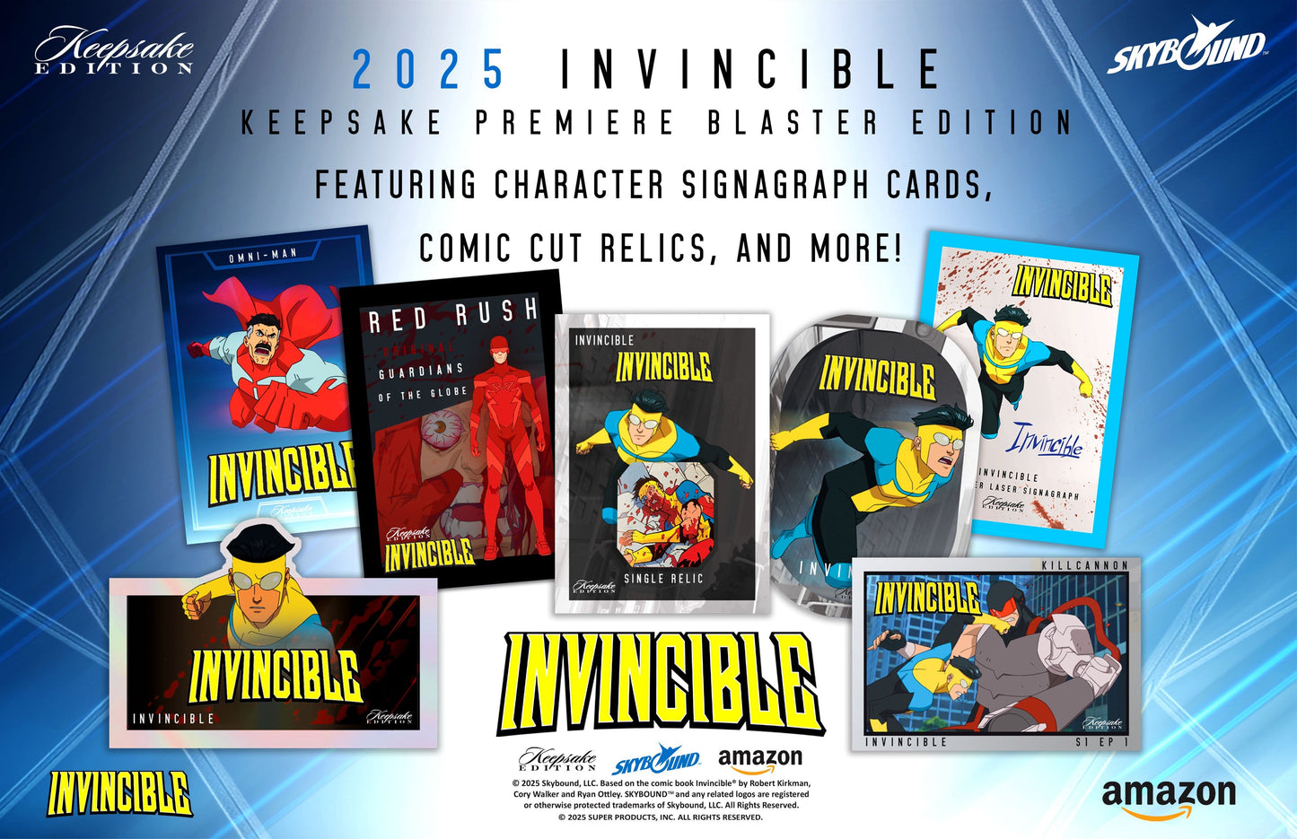 2025 Keepsake Invincible Season 1 Premiere Edition Blaster Box