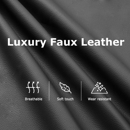 vidaXL Swivel Recliner with Ottoman Brown Faux Suede Leather-0