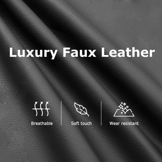 vidaXL Swivel Recliner with Ottoman Brown Faux Suede Leather-0