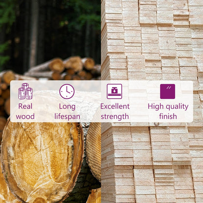 vidaXL 4 Piece Patio Lounge Set Solid Wood Pine Gray-4