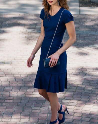 LAST ONES!  A Returning Favorite, Jackie's Navy Day Dress, Office, Party, Cocktail, Casual SM & MED Remaining