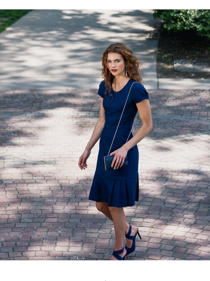 LAST ONES!  A Returning Favorite, Jackie's Navy Day Dress, Office, Party, Cocktail, Casual SM & MED Remaining