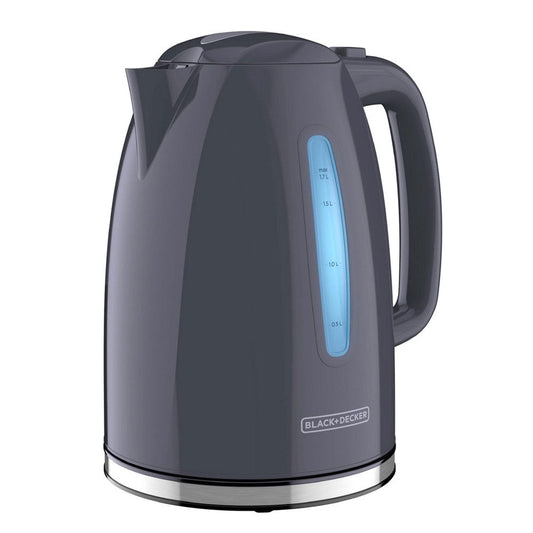 Black and Decker Rapid Boil 7 Cup Electric Kettle Gray-0