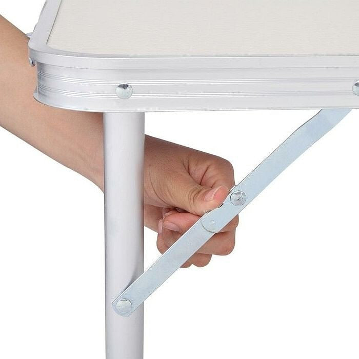 Multipurpose Indoor/Outdoor Lightweight Folding Table with Carry Handle-1