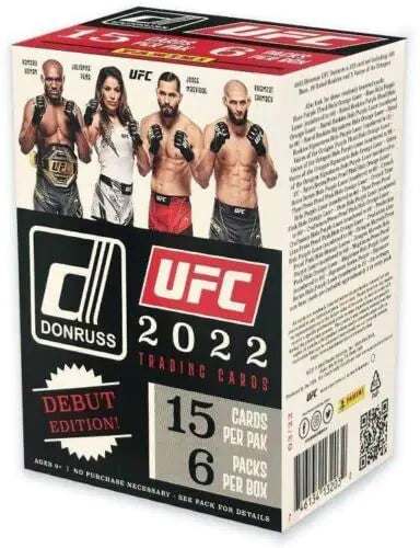 Panini Prestige 2022 Panini Donruss UFC Blaster Box - Debut Edition (6 Packs per Box 15 Cards per UFC Blaster Box