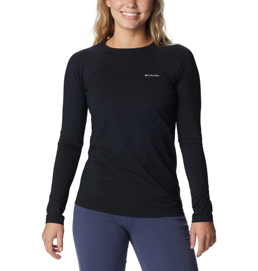 Columbia Womens Midweight Stretch Long Sleeve Top Black 1