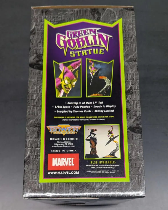 Bowen Designs 17" Painted Statue - Marvel Green Goblin: Artist's Proof (Used)