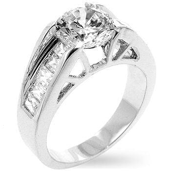 Timeless Clear Engagement Ring-0