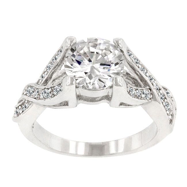 Brilliant Twist Engagement Ring-1