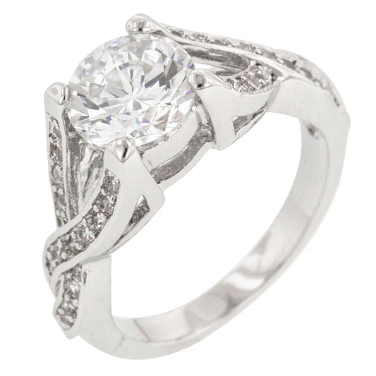 Brilliant Twist Engagement Ring-0