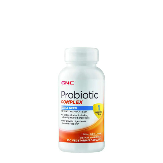 GNC Probiotic Complex Daily Need with 1 Billion CFUs 100 Capsules Daily Probiotic Support