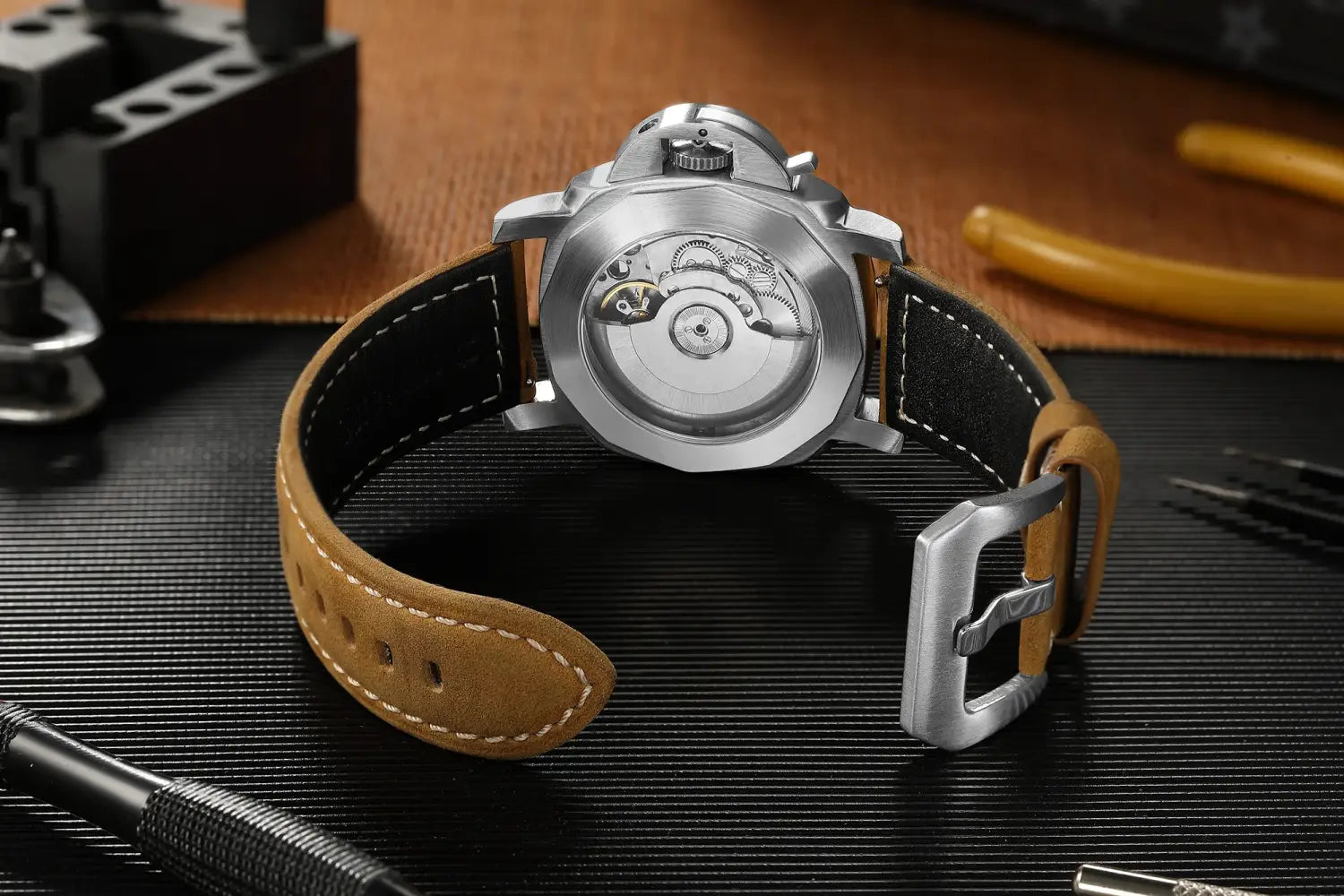 SEAKOSS GMT Diving Automatic Mechanical Watch 10Bar Men 1963 Seagull 2557 Movement Super Luminous Calendar Sapphire