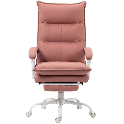 Double Padded Executive Massage Heated Office Chair Salmon-2