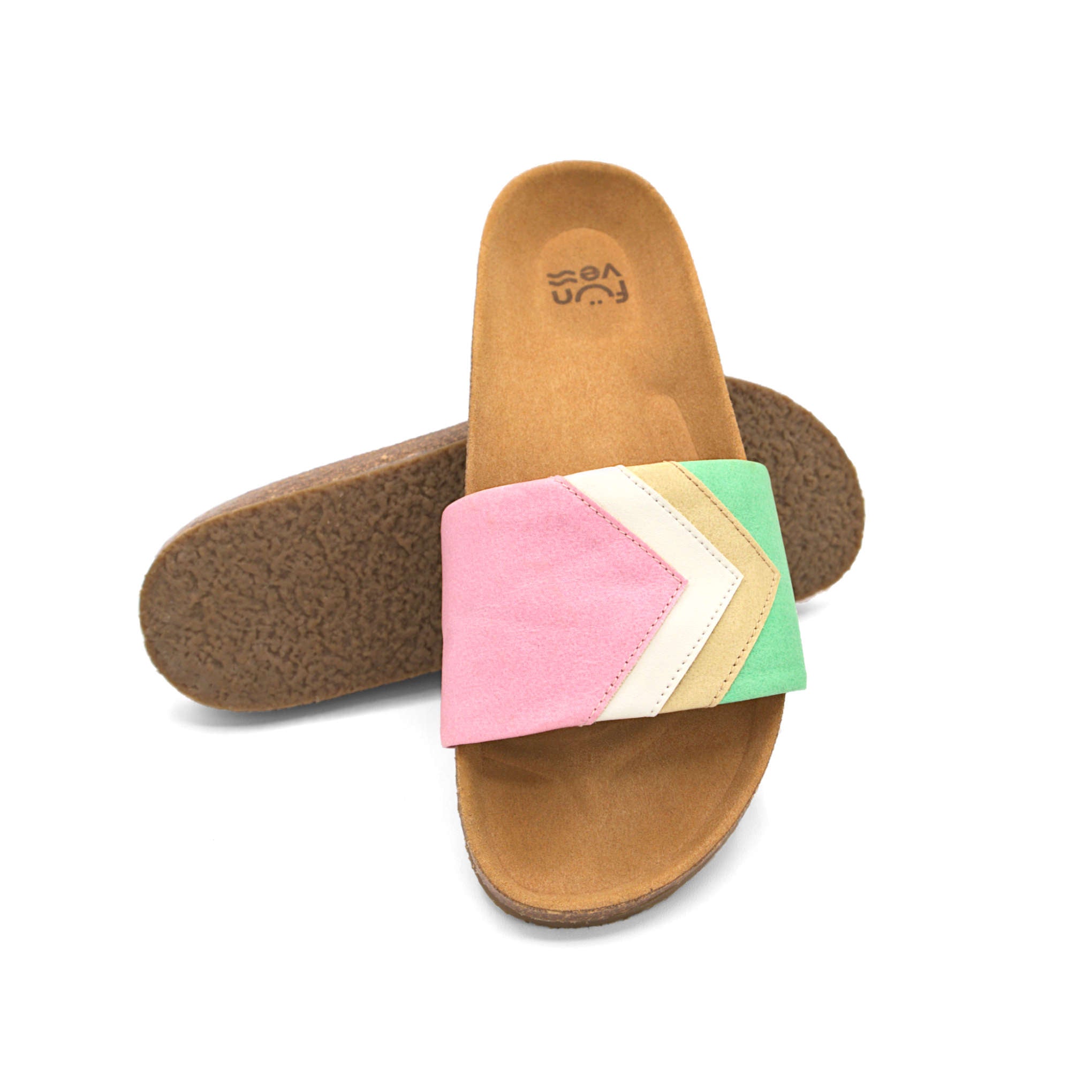 Strawberry Vegan Sandals With Ergonomic Footbed For Women