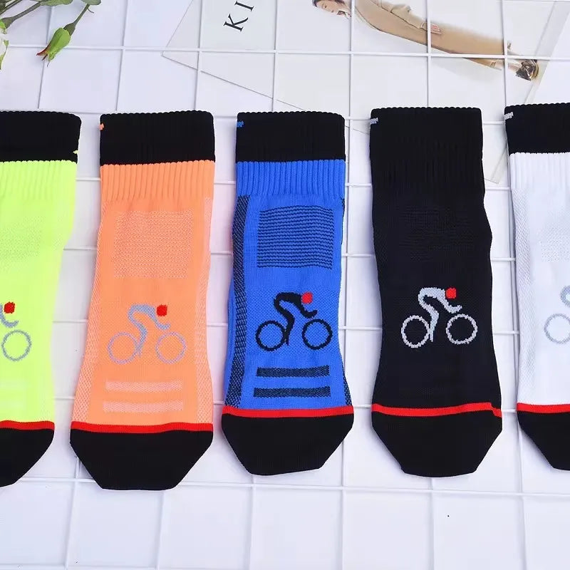 Harajuku Happy Organic Cotton Men Compression Socks Gift