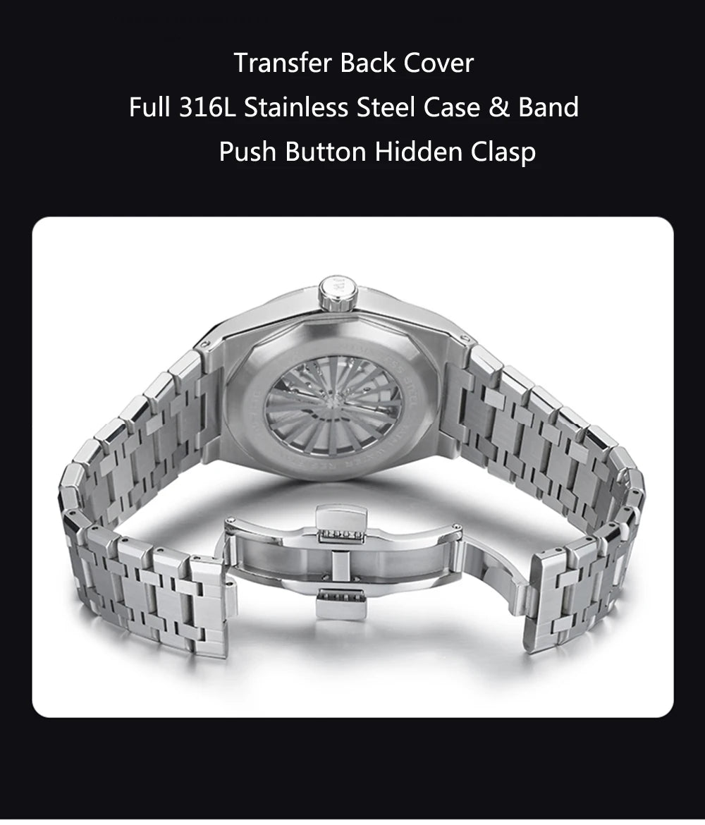 Switzerland CARNIVAL Luxury Brand Japan MIYOTA Automatic Mechanical Sapphire Men’s Watches Waterproof Luminous Clocks