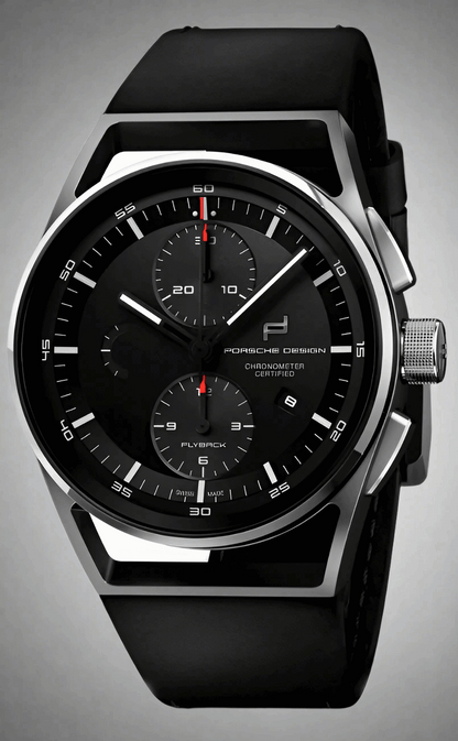 PORSCHE DESIGN black 1919 Chronotimer Flyback Automatic Timepiece