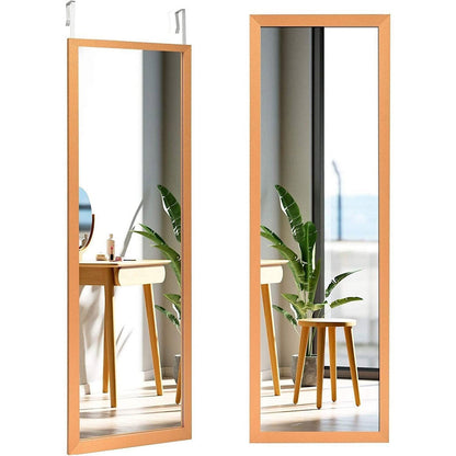 Gold Full Length Bedroom Mirror with Over the Door or Wall Mounted Design-2