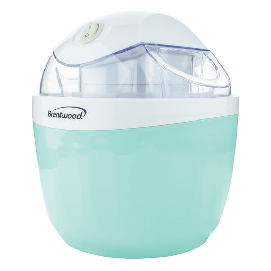 Brentwood 1 Quart Ice Cream and Sorbet Maker, Frozen Yogurt, Gelato, and Custard Machine in Blue-0